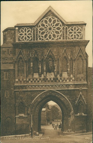 Postcard norwich ethelbert - postcard,
