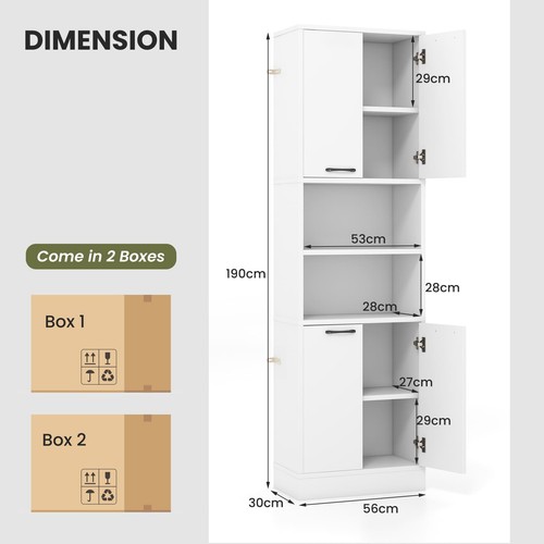 Pantry cabinet 190cm tall - pantry,