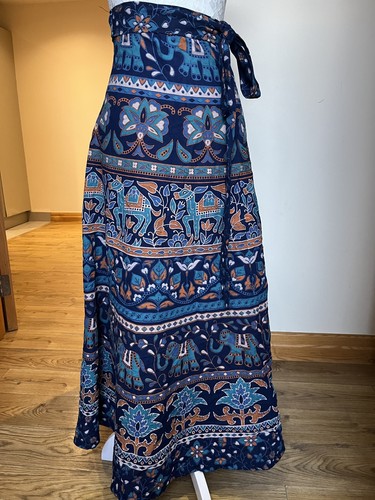 Long cotton skirt maxi - long,