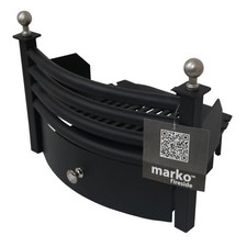 FIRE FRONT GRATE FRET SET CAST IRON FIREPLACE GRATE & ASH PAN FRET FIRESIDE SET