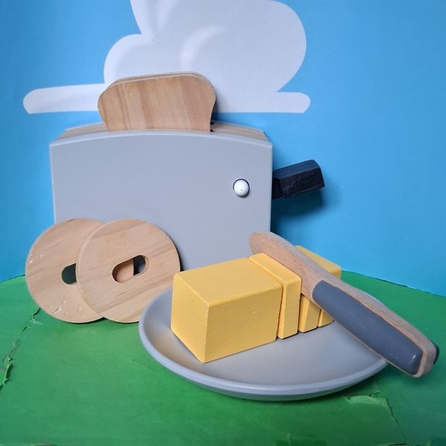 Little town wooden - little, toaster
