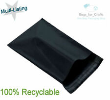BLACK Recyclable Mailing Postal Postage Parcel Mail Bags  Multi Size & Quantity