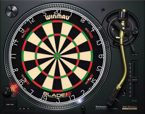 Darts dartboard slipmat dj - darts, 12"