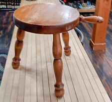 Vintage Three-Legged Wooden