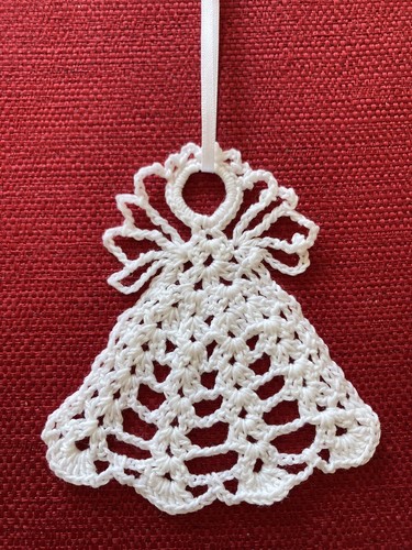 Handmade crocheted angel - crocheted,