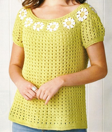 Ladies summer top crochet
