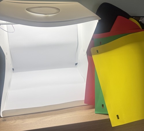 Portable led photo light box - light,