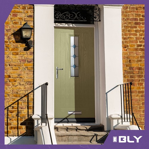 Composite door slab made to - door,