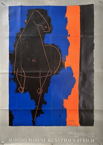 Original marino marini poster - original,