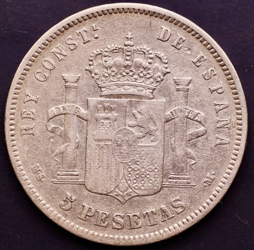 Spain pesetas 1891 - -,