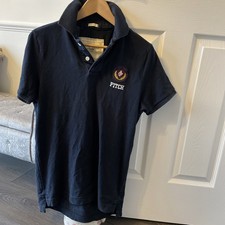 Abercrombie & Fitch Men's Polo Shirt Size L Navy Blue