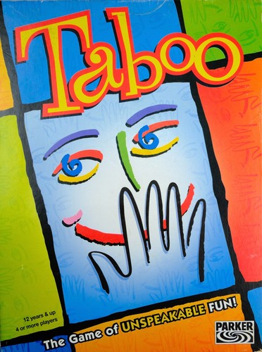 Parker taboo board game - board, of