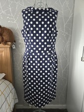 Boden Navy Blue & White Spot