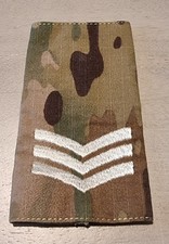 British Army Sergeant Sgt MTP Rank Slide