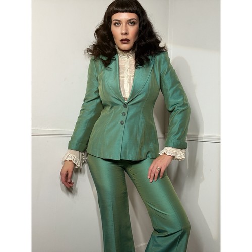1990s vintage iridescent green - iridescent,