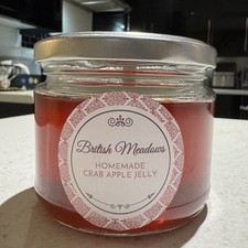 Homemade Crab Apple Jelly 330ml British Meadows Ready to Eat  | Summer 25 batch