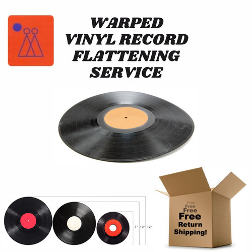 Warped vinyl record - warped,