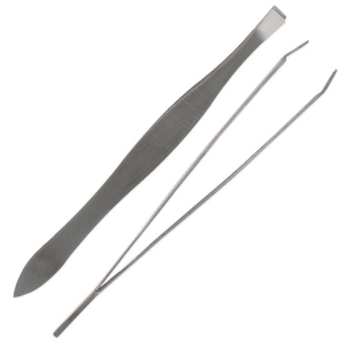 Flat tweezers small - flat,