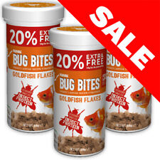 Fluval Bug Bites Goldfish Flakes SALE Aquarium Fish Food Insect Larvae Low Date