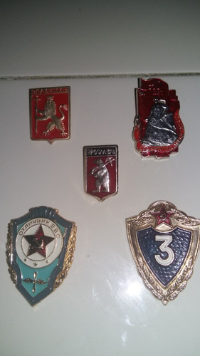 Russian military pins badges - military,