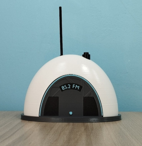 Portal radio figurine prop - portal,