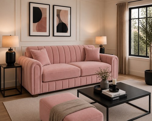 Oliveira plush sofa set - plush,