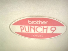 Brother KH-260 Punch 9