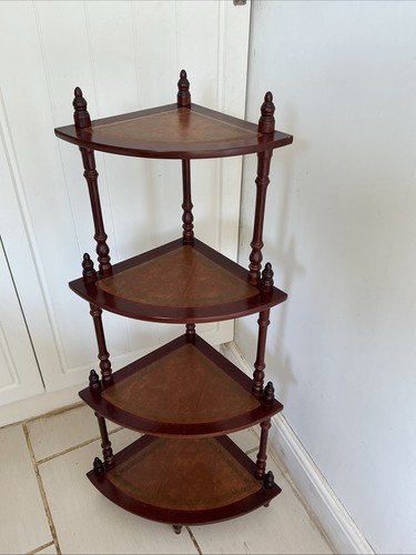 Tall vintage corner whatnot - vintage,