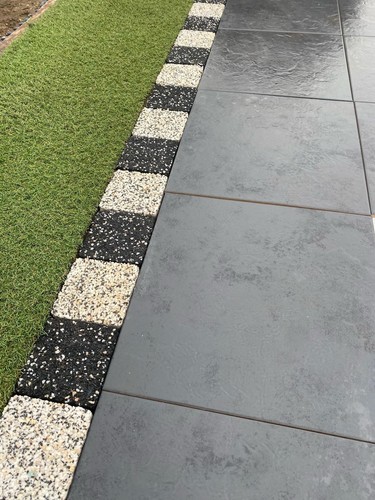 Garden edging border bricks - garden,