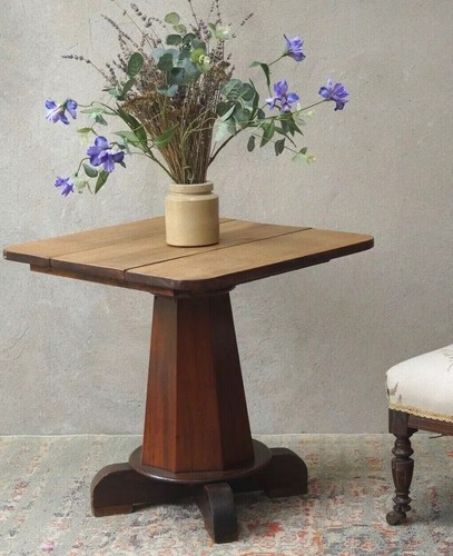 Antique table side occasional - table,