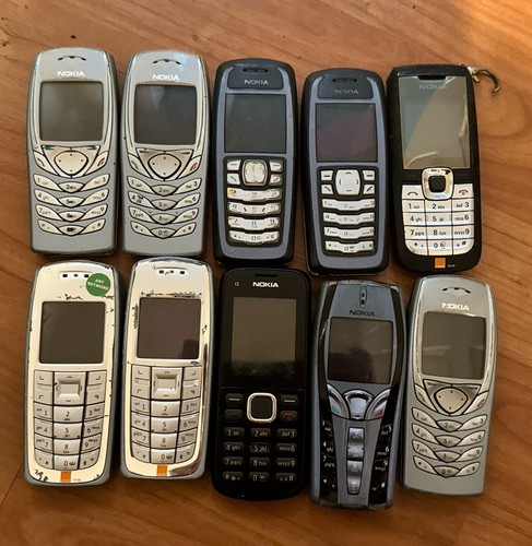 Job lot mobile phones - mobile, gold