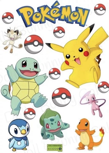 Pokemon edible cake toppers - pokemon,