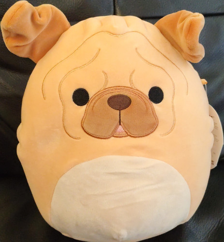 Squishmallows morton pug plush - squishmallows,