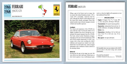 Ferrari 330gtc gts 1966 68 - -, 1966-68