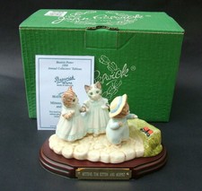 Beswick Beatrix Potter 1999 Tableau P3792 Mittens Tom Kitten & Moppet With Box  
