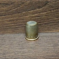 Brass Thimble Inscribed 