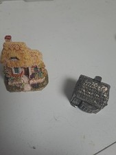 Two Dolls Houses 144th Scale. Cottage And Shop.