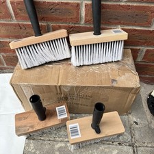 4 x Harris Lynwood 6.5" Wall Paste Brush Walls Wallpaper Synthetic Filaments Bri