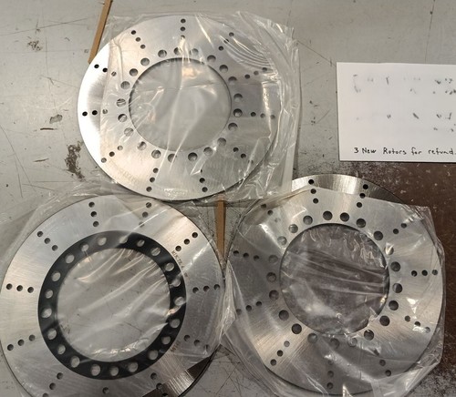 Front brake rotors - front, for