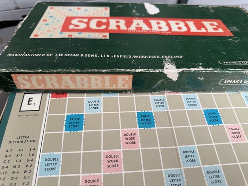 Scrabble spears games vintage - games,