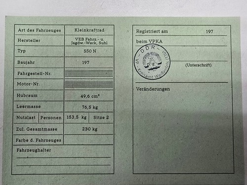 Simson registration note - simson,