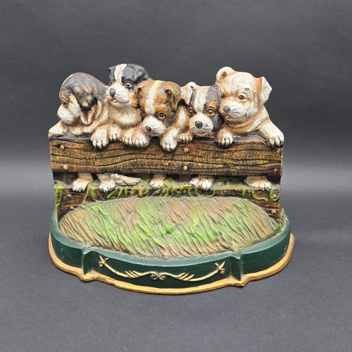 Cast iron dog - iron, stop