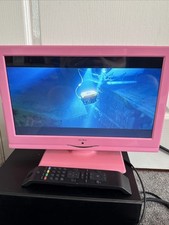 Alba 16” LED HD Tv With Remote Controller Led16911hdp Pink Fully Working