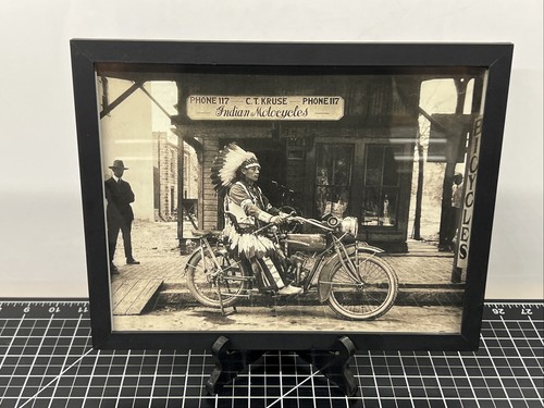 Framed 5x11 indian - indian, on