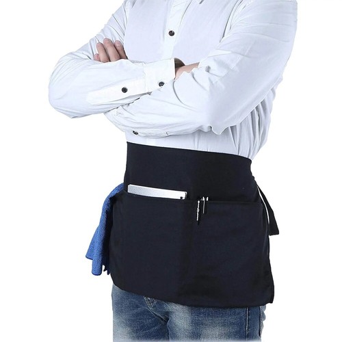 Waist apron polyester server - waist,