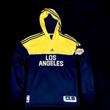 NEW Warm Up Adidas Rev30 Kobe LAKERS Hoodie Sz S NBA Jersey Basketball Jersey
