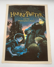 Vintage Harry Potter the Philosopher's Stone Thick Textured Movie Poster 16"x12"