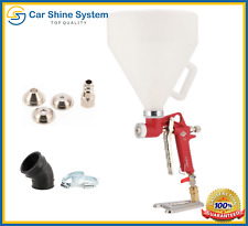 5L Texture Hopper Sprayer Air Operated Rendering Gun Silicone Tyrolean Wall UK