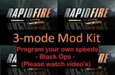 3-Mode, Adjustable, Rapid Fire
