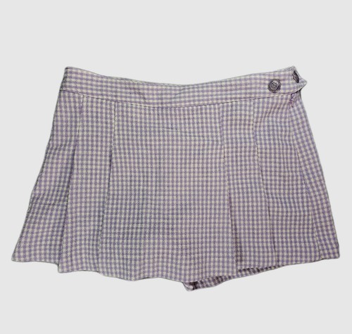 Zara purple white gingham - purple,